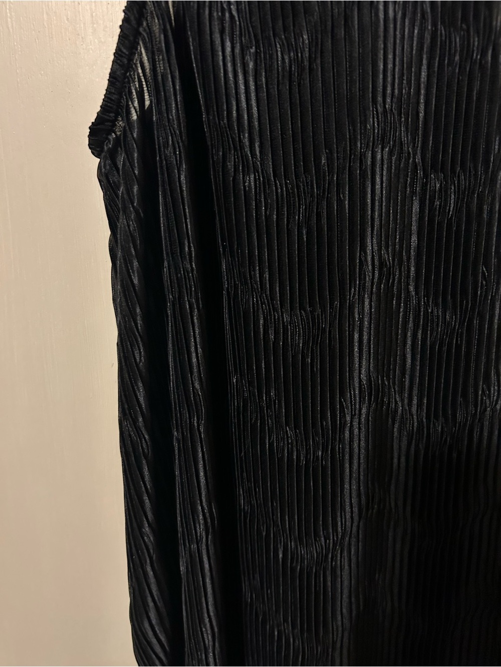Worthington Black Pleated Racerback Tank - Picture 2 of 4